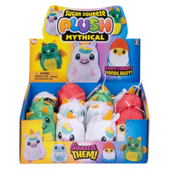2.75" Sugar Squeeze Plush Mythical Assortment - LLB Toys