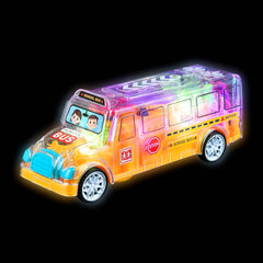 8" LIGHT-UP TRANSPARENT BUS LLB Light-up Toys