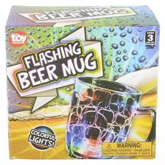 MULTI COLOR FLASH BEER MUG 16 OZ LLB kids toys