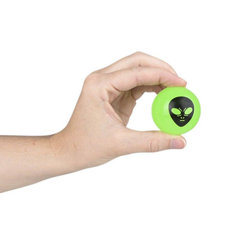 1.75" GLOW ALIEN HI-BOUNCE BALL LLB kids toys
