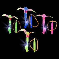 Premium Blue Light-Up Slingshot Dragonfly 12ct - LLB Toys