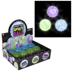 2.5" LIGHT-UP SPIKY BALL LLB Light-up Toys