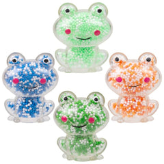 2.4" Mini Squeezy Foam Bead Frog 24ct - LLB Toys