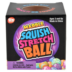2.33" Squish And Stretch Marbleized Yummy Ball - LLB Toys