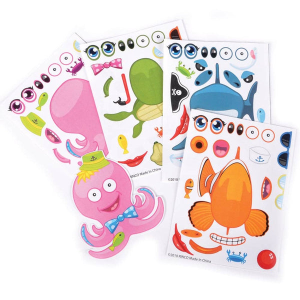 SEA ANIMAL CHARACTER STICKER SET LLB Sticker