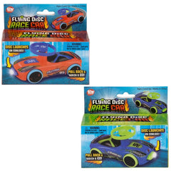 4" Flying Disc Race Car 8ct - LLB Toys