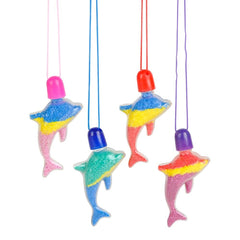 DOLPHIN SAND ART NECKLACE LLB kids toys