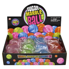 2.4" Marble Squeezy Sugar Ball 12ct LLB Squishy Toys