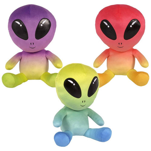 20" Tye Dye Alien Plush Toy - LLB Toys