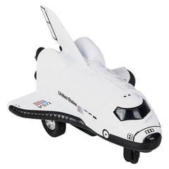 4" DIE-CAST PULL BACK MINI SPACE SHUTTLE LLB Car Toys