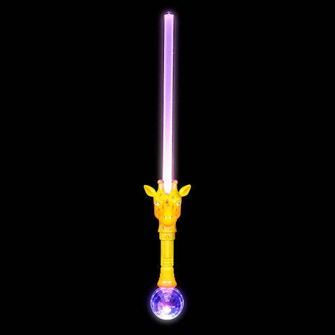 30" LIGHT-UP GIRAFFE MAGIC BALL SWORD LLB Light-up Toys