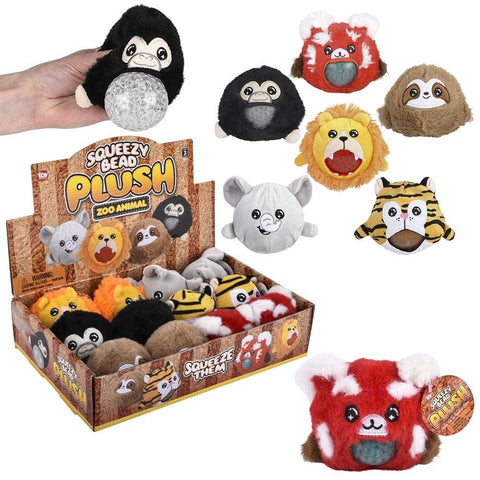 3" Zoo Animal Squeezy Bead plush LLB Plush Toys