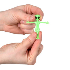2.25" Glow In Dark Stretchy Alien 48ct - LLB Toys