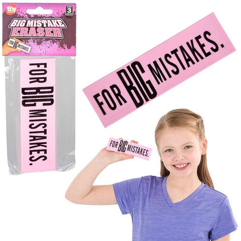 Big Mistake Eraser Stationarys - LLB Toys