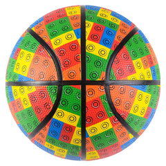 9.5" BLOCK PATTERN REGULATION BASKETBALL LLB kids toys