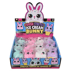 Squish And Stretch Easter Ice Cream Bunny 5" - LLB Toys