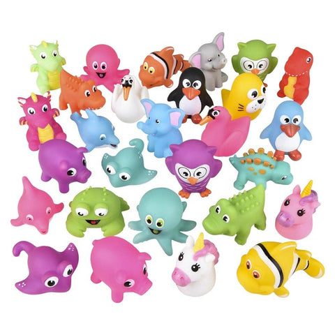 500PCS/CASE 3" Rubber Water Squirt Toy Assortment - LLB Toys