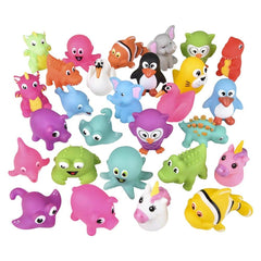 500PCS/CASE 3" Rubber Water Squirt Toy Assortment - LLB Toys