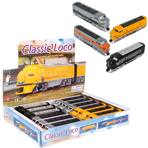 6.5" DIE-CAST  CLASSIC LOCO DIESEL TRAIN   - LLB Toys