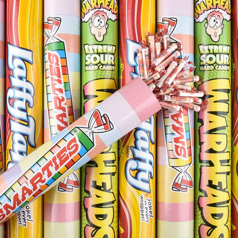 SUPER BANK TUBE CANDY ASSORTMENT 6PCS LLB kids toys