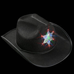 LIGHT-UP SHERIFF COWBOY HAT - LLB Toys