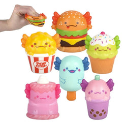 Squish Axolotl Foodie Friends 3" LLB Squishy Toys