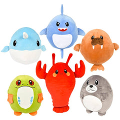 14.5" EGGAMALS AQUATIC LLB Plush Toys