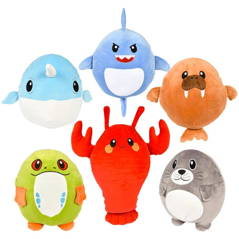 14.5" EGGAMALS AQUATIC LLB Plush Toys