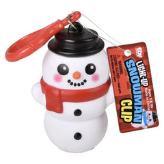 3" Light-Up Snowman Assorted Clip On -LLB Toys Christmas