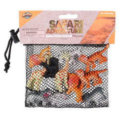 12PC SAFARI KIDS MESH BAG PLAY SET LLB kids toys