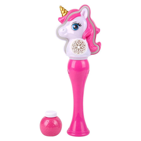 14.5" Light-Up Neon Unicorn Bubble Wand - LLB Toys