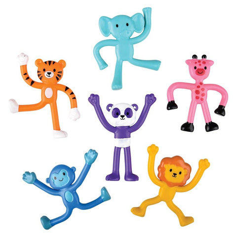 2.25" MIN IBENDABLE ZOO ANIMALS LLB kids toys