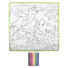 19.5" DINOSAUR WASHABLE DOODLE MAT LLB kids toys