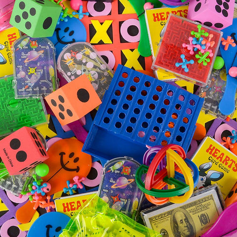 FUN & GAMES ASSORTMENT 100PCS/UN LLB kids toys