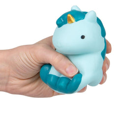 4" Squish And Stretch Unicorn 12ct- LLB Toys
