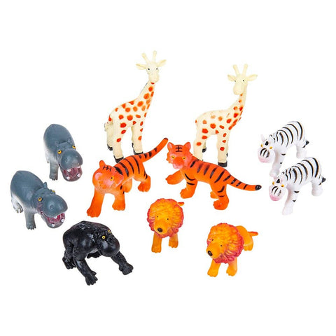 12PC SAFARI KIDS MESH BAG PLAY SET LLB kids toys