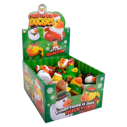 2" Christmas Rubber Duckies, Stocking Stuffers - LLB Toys