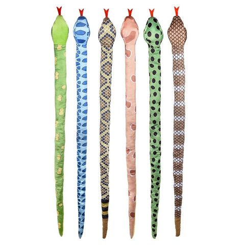 67" SNAKE SAFE ECO ASSORTMENT LLB Plush Toys