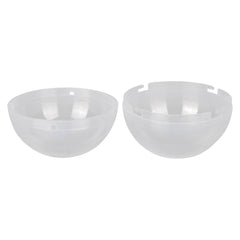 4" (100mm) Round Plastic Locking Capsules  - LLB Toys