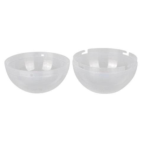 4" (100mm) Round Plastic Locking Capsules  - LLB Toys