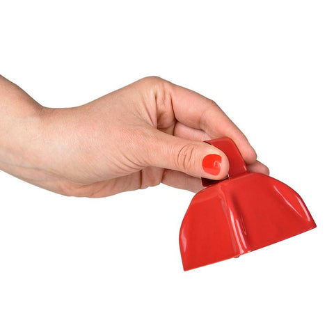 3" RED METAL COWBELL LLB kids toys