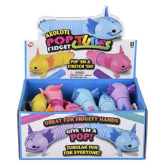 7.5" Axolotl Fidget Pop Tube LLB Fidget Toys
