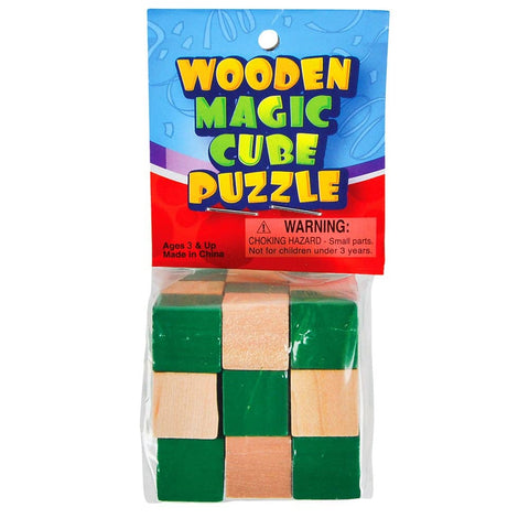 2" WOODEN MAGIC CUBE PUZZLE LLB Puzzle