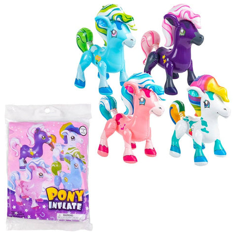 27" COLORFUL PONY INFLATES LLB Inflatable Toy