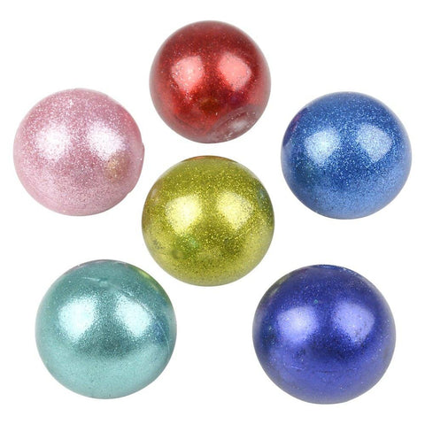 1.6" SQUISH STICKY METALLIC ORBS LLB Squishy Toys