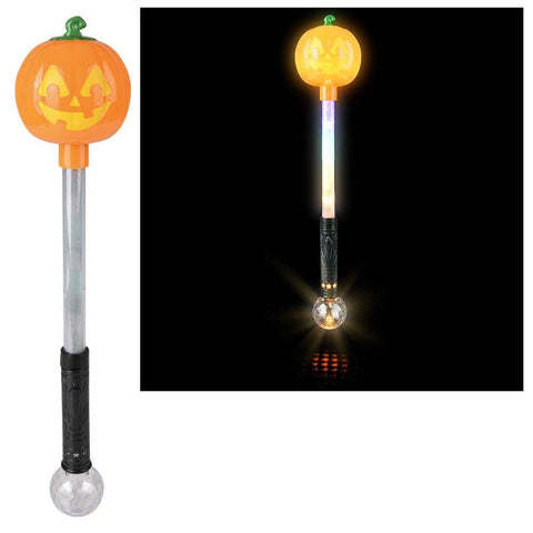 21" Light-Up Jack-O-Lantern Magic Ball Wand- LLB Toys