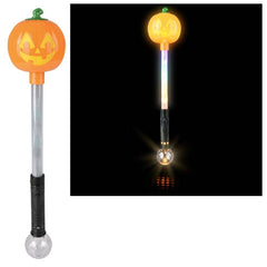 21" Light-Up Jack-O-Lantern Magic Ball Wand- LLB Toys
