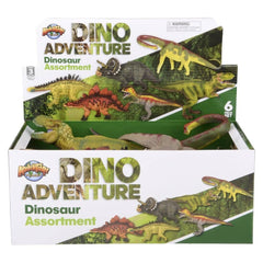 PLASTIC DINO ASSORTMENT 6PCS/DISPLAY LLB Figurine Toys