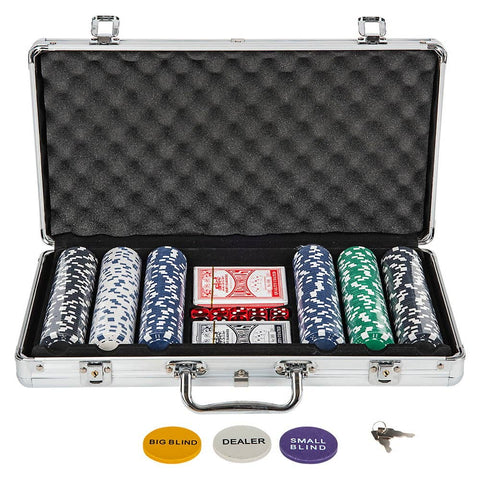POKER SET IN ALUMINIUM CASE LLB kids toys