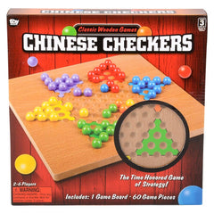 10" WOODEN CHINESE CHECKERS LLB Board Game